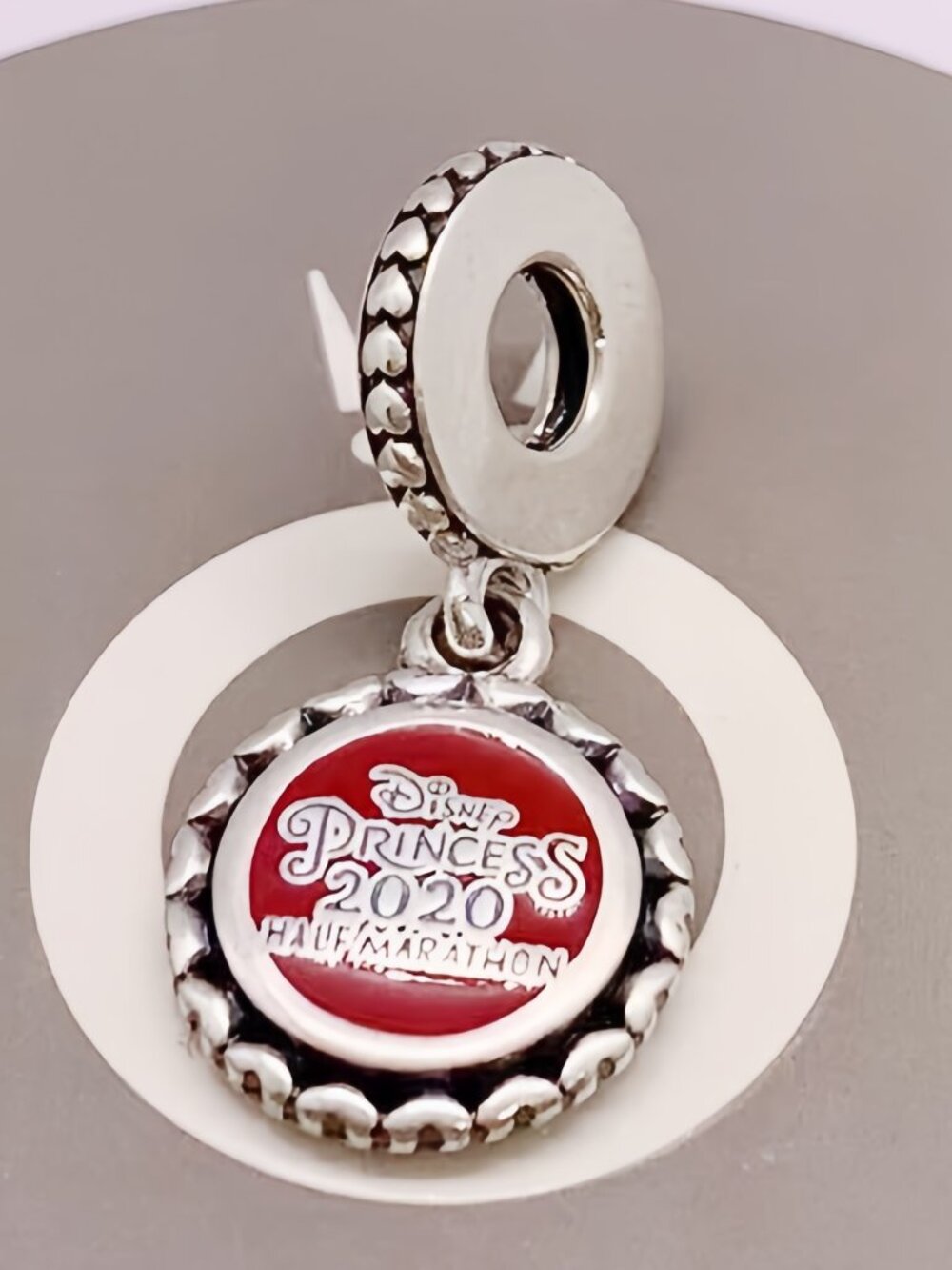 Pandora Run Disney 2020 Princess Half Marathon 10K Charm